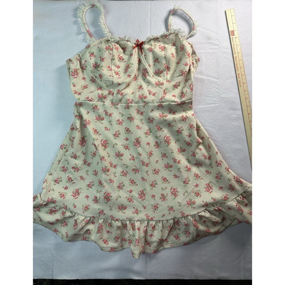 Sheen Curve 1x Floral Baby Doll Dress